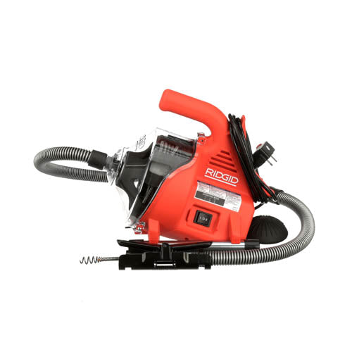RIDGID PowerClear – kompaktiška elektrinė kanalizacijos valymo mašina