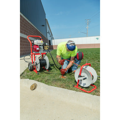 RIDGID KJ2200 Water Jetter – aukšto slėgio vamzdžių valymo įranga