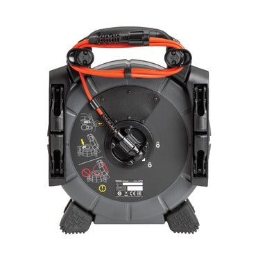 RIDGID SeeSnake microReel APX su TruSense® – kompaktiška vamzdynų video inspekcijos kamera (30 m)
