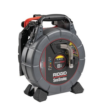 RIDGID SeeSnake microReel APX su TruSense® – kompaktiška vamzdynų video inspekcijos kamera (30 m)