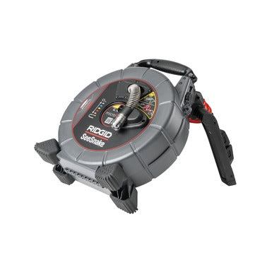 RIDGID SeeSnake microReel APX su TruSense® – kompaktiška vamzdynų video inspekcijos kamera (30 m)