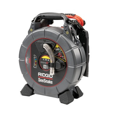 RIDGID SeeSnake microReel APX su TruSense® – kompaktiška vamzdynų video inspekcijos kamera (30 m)