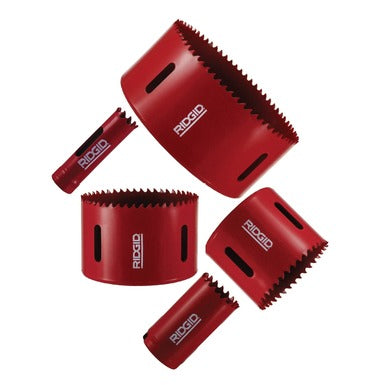 RIDGID Variable Pitch Hole Saws – profesionalios bi-metalo karūnėlės (kintamo žingsnio dantys)