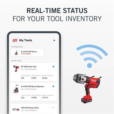 RIDGID Link – įrankių ir diagnostikos ryšio platforma