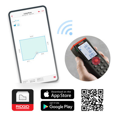 RIDGID Sketch – matavimų ir planų kūrimo programėlė (mobile app)
